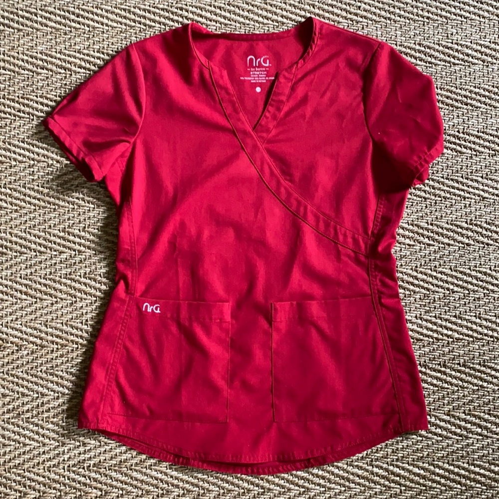 Red NRG by Barco Srub Top XS